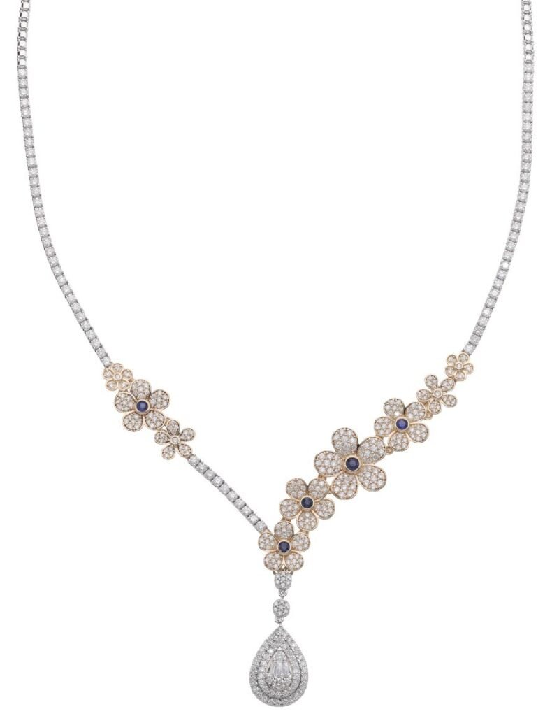 SG39593NW – 14K White Gold Necklace