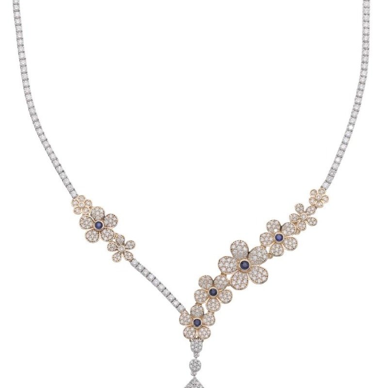 SG39593NW – 14K White Gold Necklace