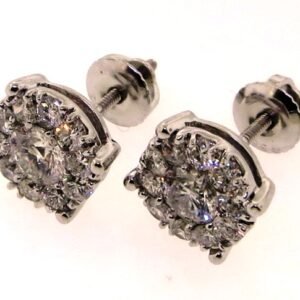 UB7663-10EW2 - 14K White Gold Earring