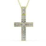 KP200543Y1 - 10K Yellow Gold Cross Pendant