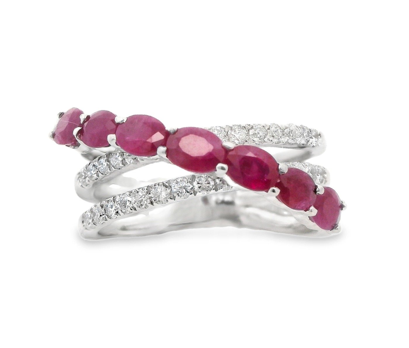 UB10656FW-RU – 14K White Gold Fashion Ring