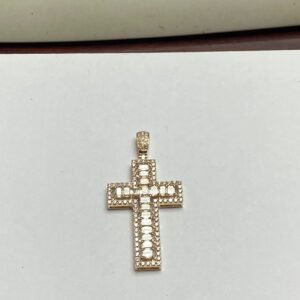 P2163Y - 14K Yellow Gold CROSS