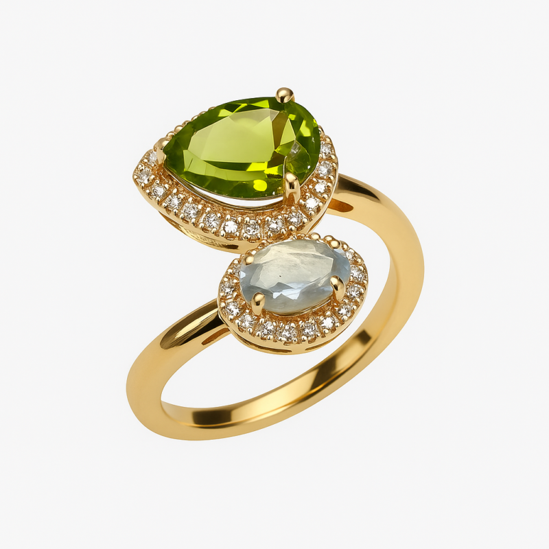 SG39578RY-BTAM - 14K Yellow Gold Fashion Ring