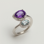 SG39578RW-BTAM – 14K White Gold Fashion Ring