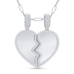 FJP2040-10W - 10K White Gold Pendant