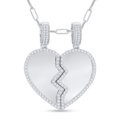 FJP2040-10W - 10K White Gold Pendant