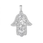 SG12941PW - 14K White Gold Pendant