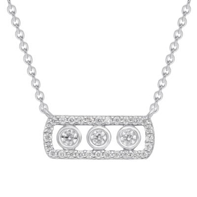 SG12945PW - 14K White Gold Pendant