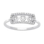 SG12945RW - 14K White Gold Ring