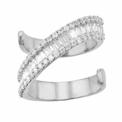 SG18459RW - 14K White Gold Ring