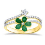 FJLR2813Y-EM - 14K Yellow Gold Fashion Ring