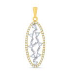 FLP1482Y - 14K Yellow Gold Filigree Pendant