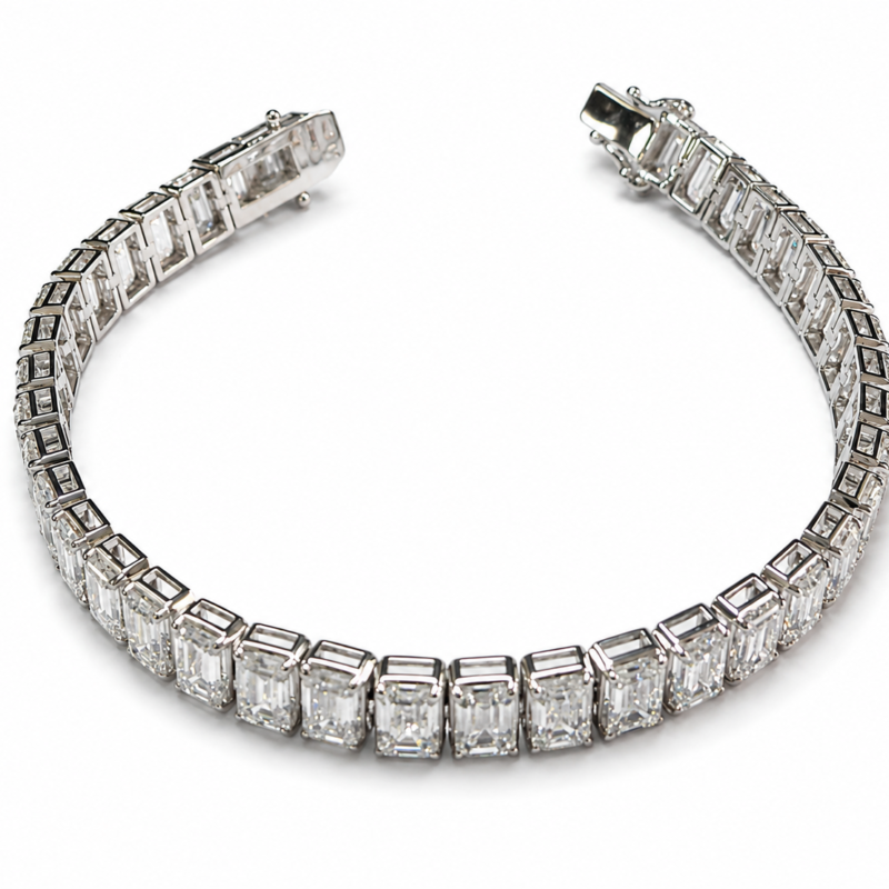 ST25B1062AW-LGD-Tennis Bracelet