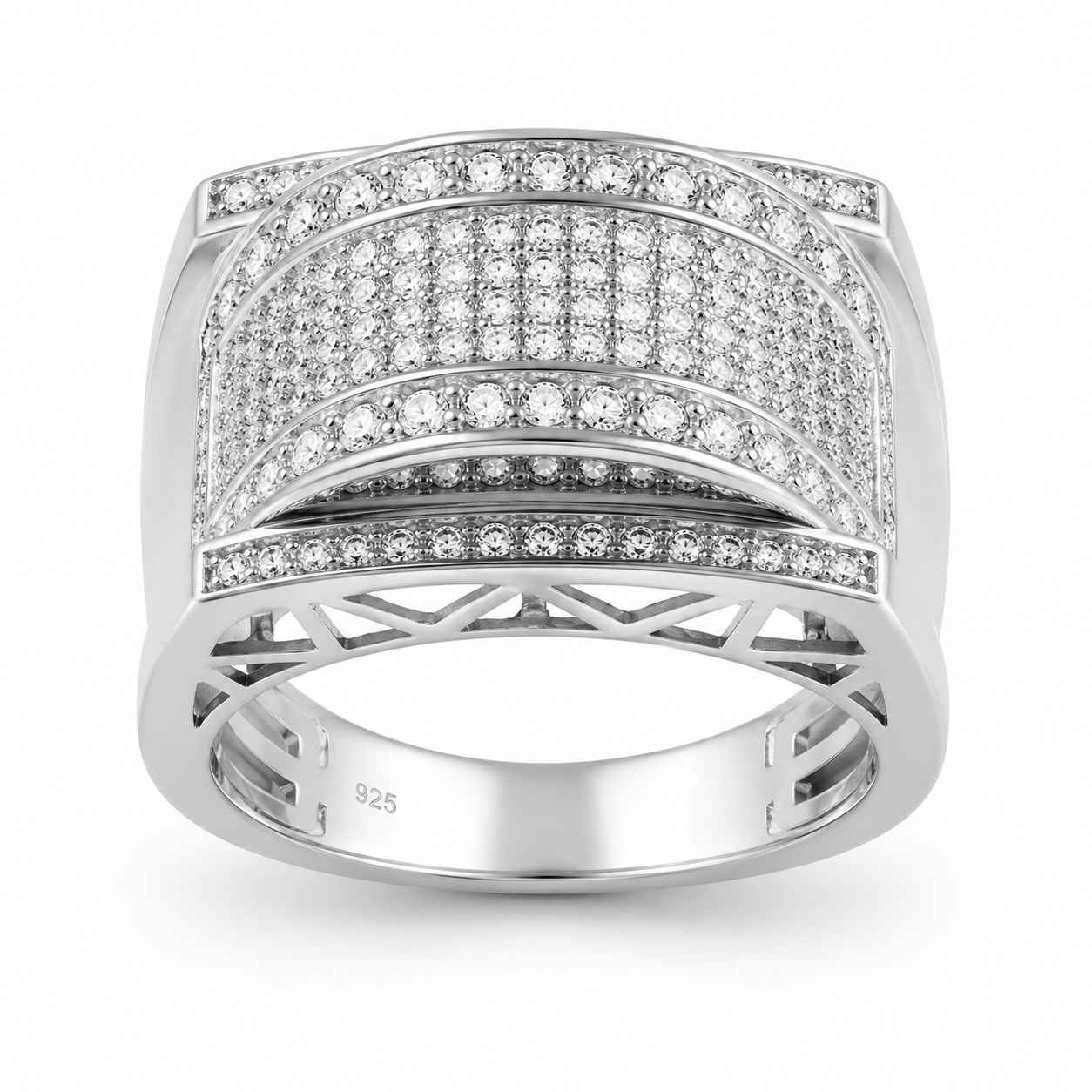 FORR7326W-Gents Ring