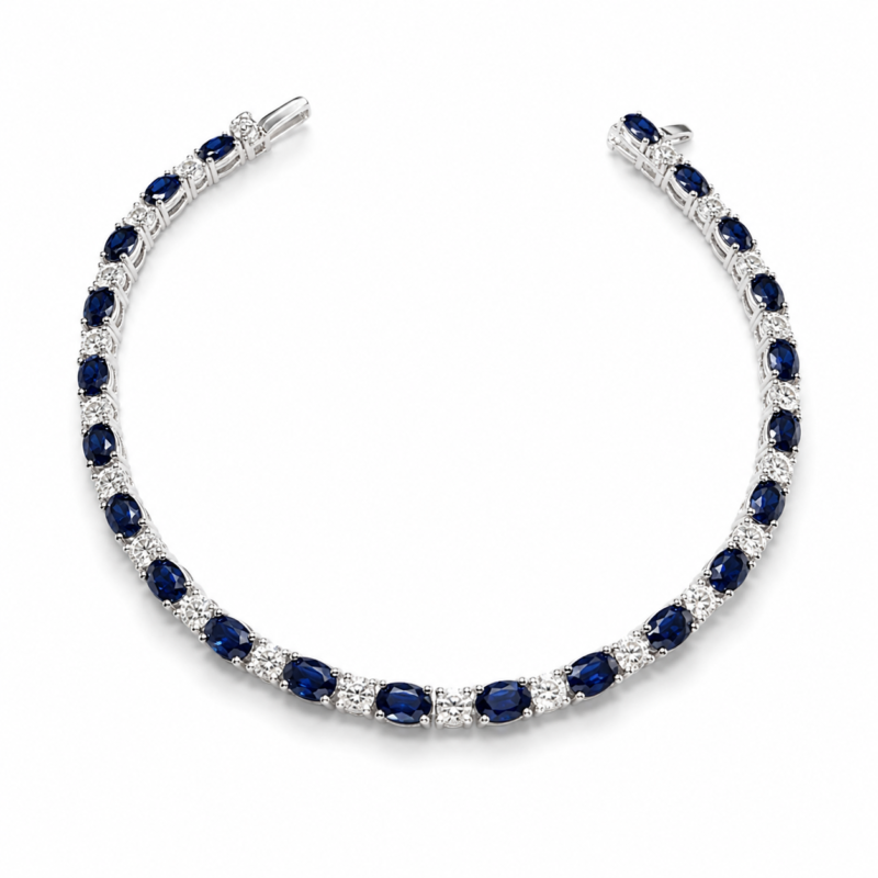 UBV7829BRW-SA-Tennis Bracelet