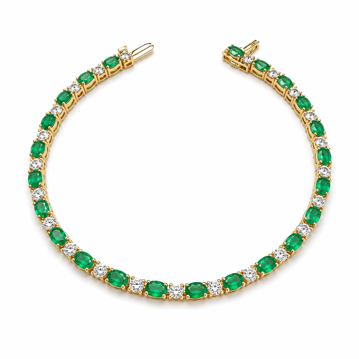 UBV7829BRY-EM-Tennis Bracelet