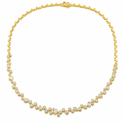 ASN12248Y-Diamond Necklace