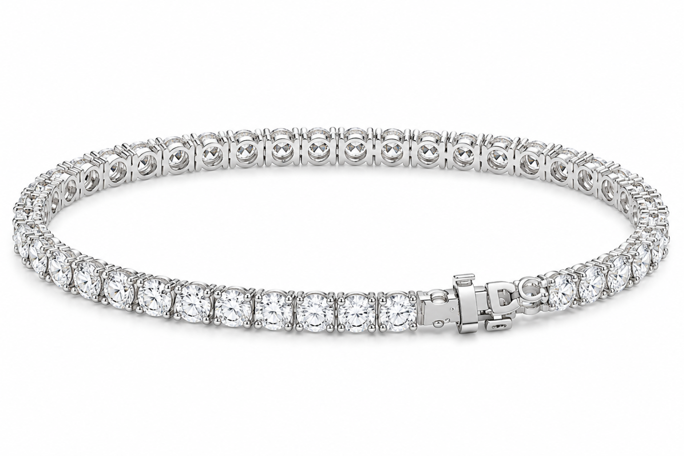 BR14KW6.70-LGD-Tennis Bracelet