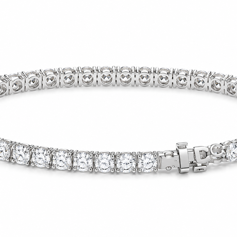BR14KW6.70-LGD-Tennis Bracelet