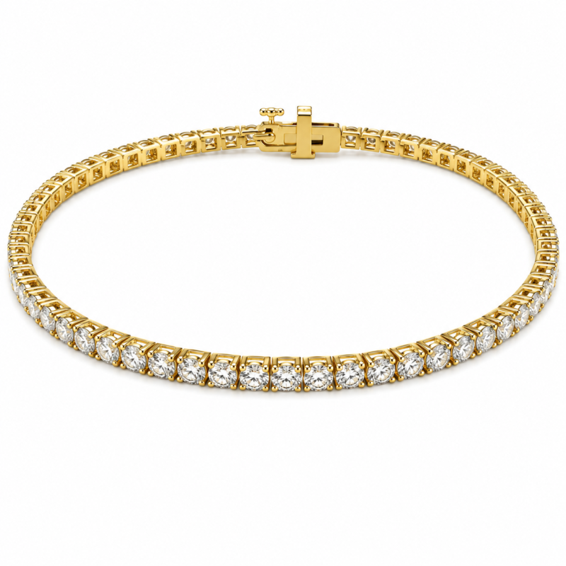 BR14KY3.01-LGD-Tennis Bracelet