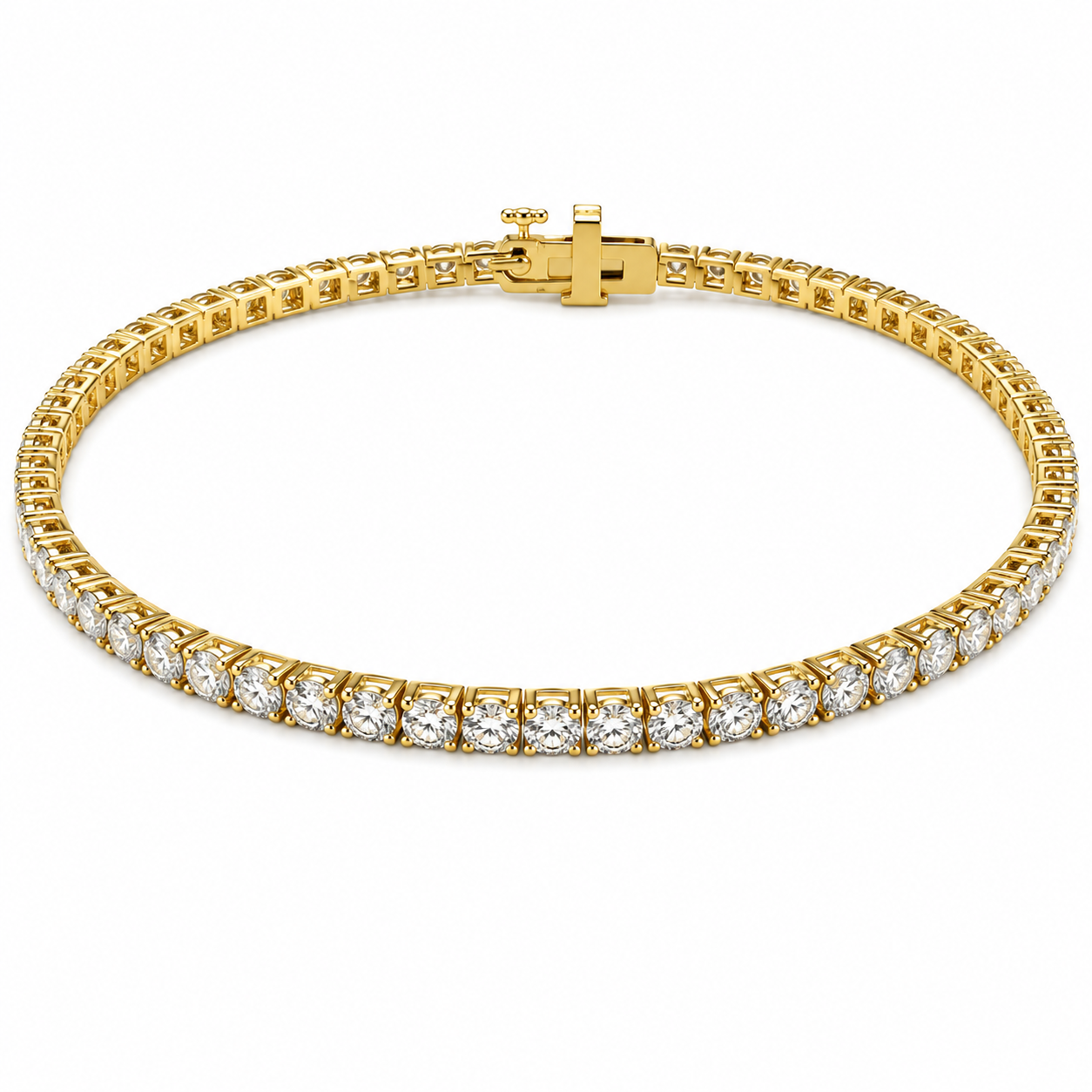 BR14KY3.01-LGD-Tennis Bracelet