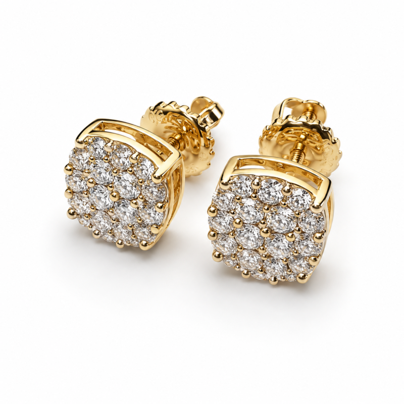 E11065-10Y-Stud Earrings