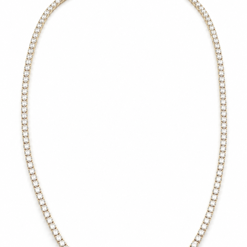TNECK14KW-Tennis Necklace