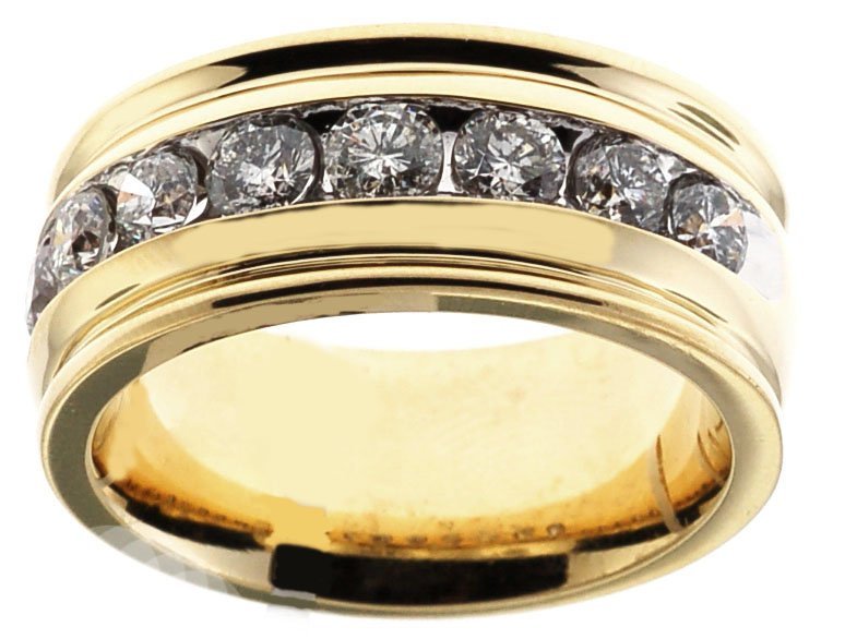 UB6564GPY3 - 14K Yellow Gold Gents Ring