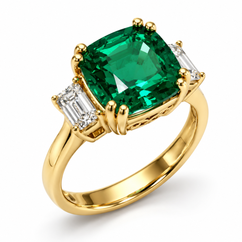 UB10763FYEM-LGD-Fashion Ring