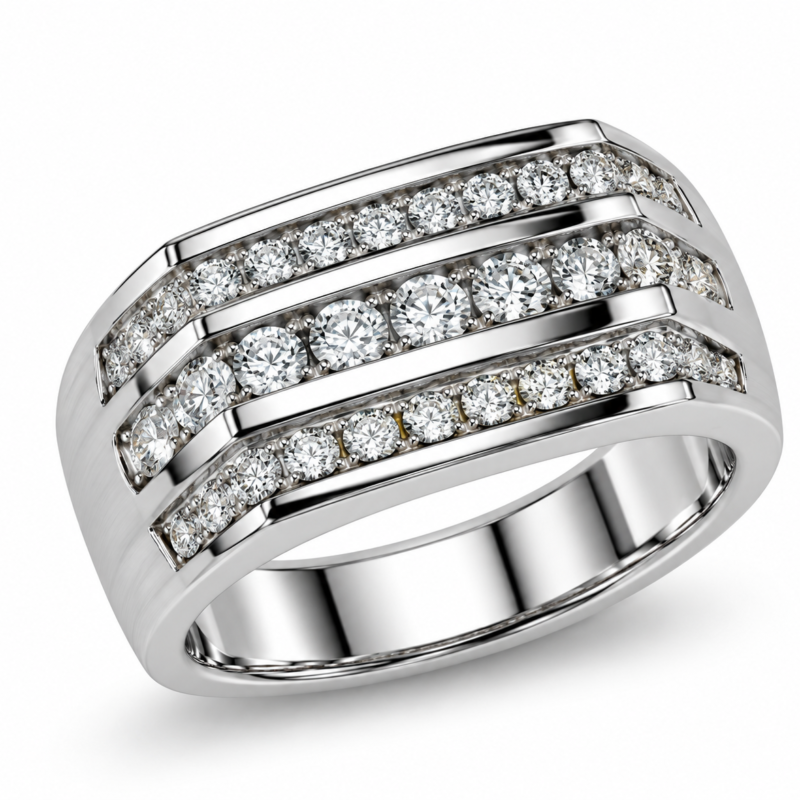 UB9521GKW-Gents Ring