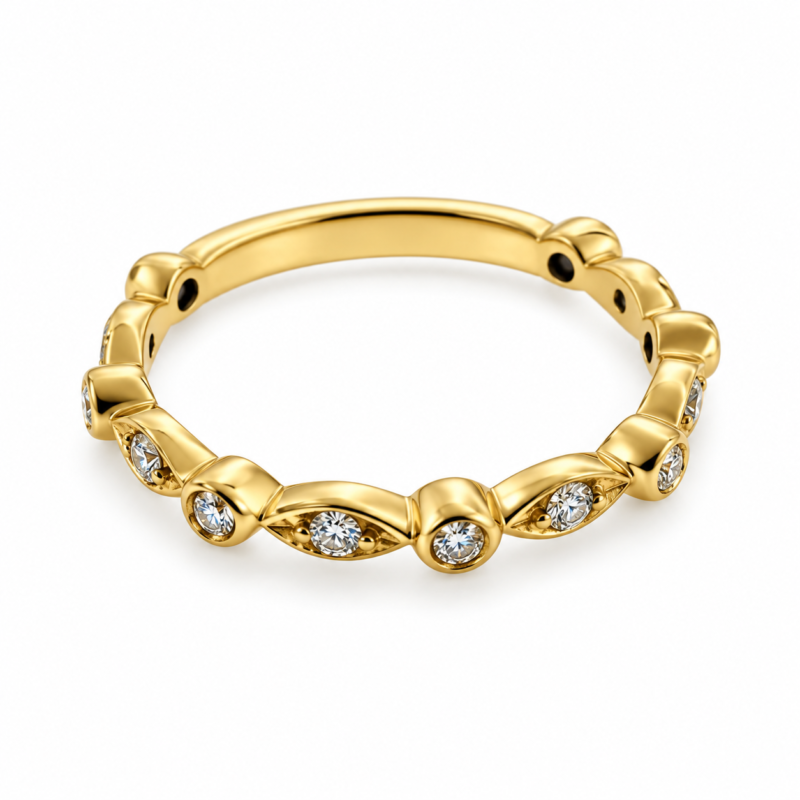 UB6658LP-LGD-Wedding Band